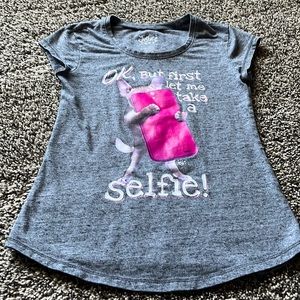 Justice shirt. Size 7